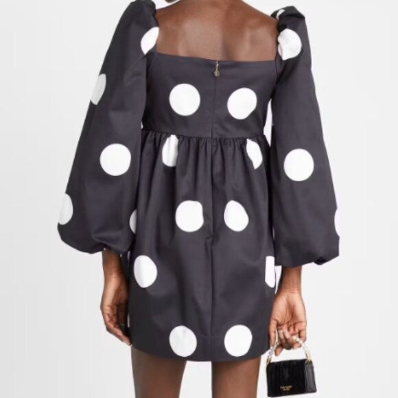 Kate Spade Giant Dot Faille Mini Dress - Picture 3 of 7